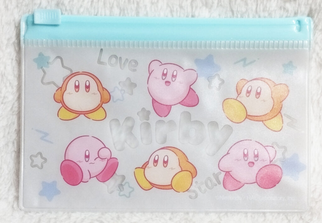 Kirby of the Stars goods by Seria - Fastener Case 2P - medium pouch