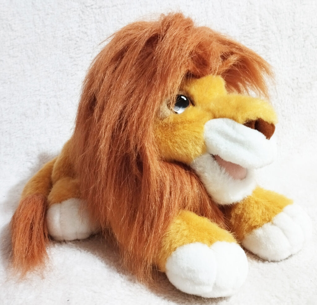 The Lion King Roaring Simba plush by Mattel