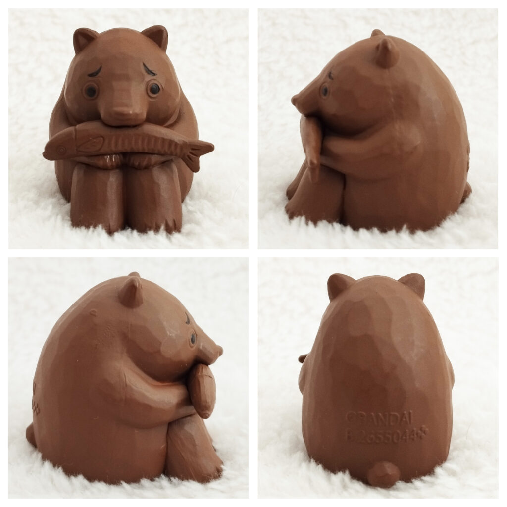 Still Waiting For You ~Japanese Souvenir Folk Toys~ by Bandai - Carved Wooden Bear