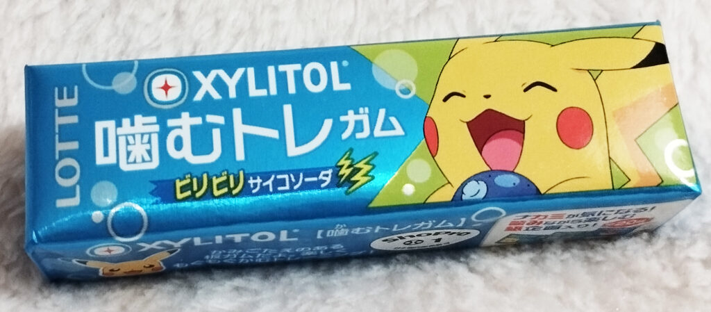 Xylitol Pokemon Chewing Gum Soda Flavour by Lotte