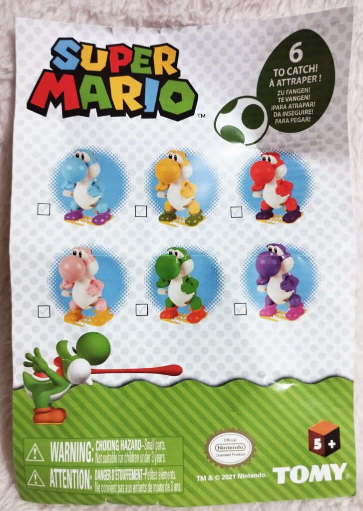 Super Mario Yoshi Wind-up figures by Tomy - Western Leaflet