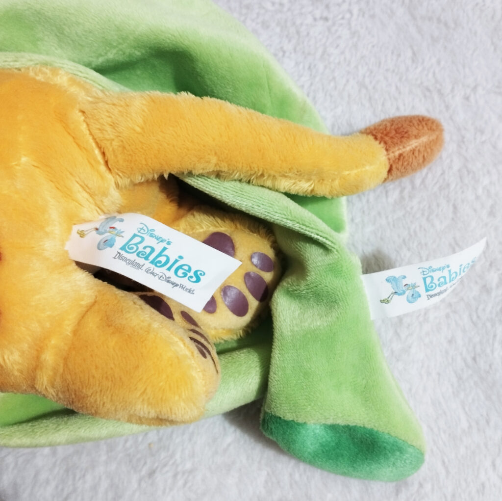 Simba (baby) Disney Babies 2011 by Disneyland / Disney World / Disney Store - Tush tags