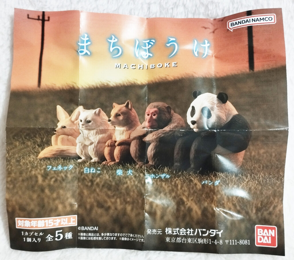 Still Waiting For You by Bandai - Series 1 - Leaflet