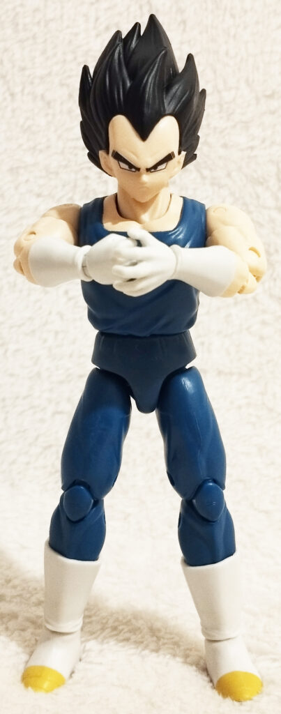Dragonball Super Dragon Stars Series Action Figures by Bandai Series 21 Vegeta Posed Let's fight