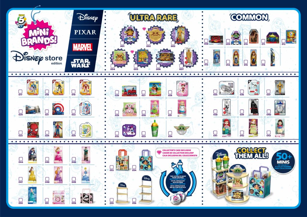 Disney Store Mini Brands! by Zuru - Series 1 Collector's Guide