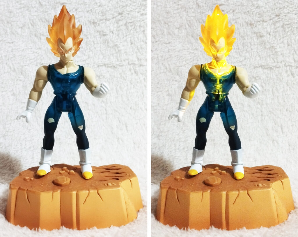 Dragonball Z Energy Glow by Irwin Toy - Series 1 - Super Saiyan Vegeta