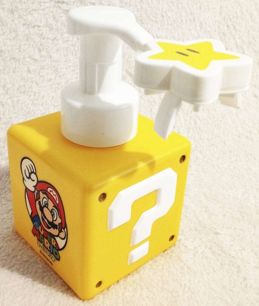 Super Mario Soap Dispenser by Nintendo - unboxed