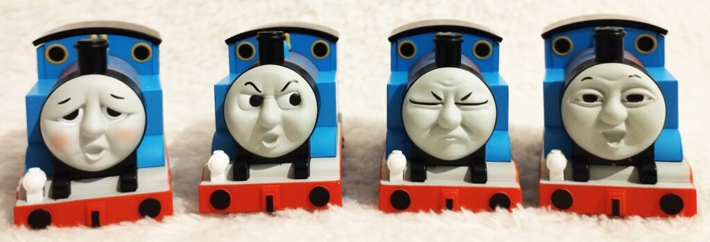 Thomas the Tank Engine Funny Faces by Qualia - 4/5 figures