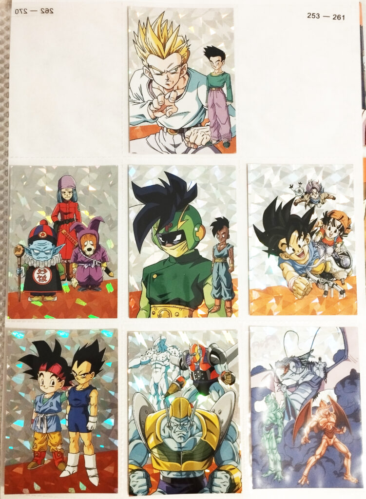 Dragonball Universal Collection by Panini - G08, G10~G15