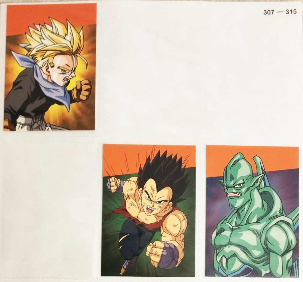 Dragonball Universal Collection by Panini - G34, G38, G39