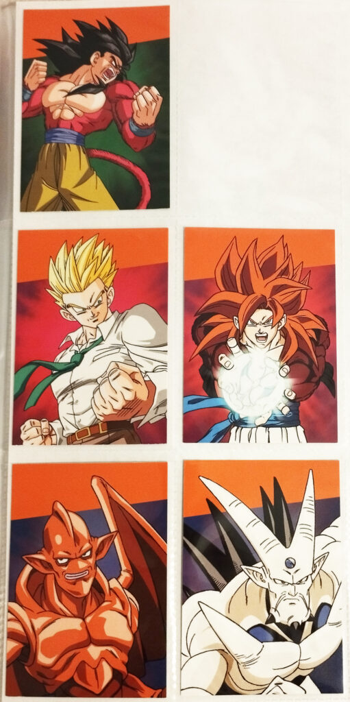 Dragonball Universal Collection by Panini - G43, G46, G47, G49, G50