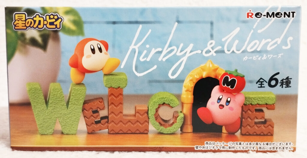 Kirby & Words by Re-ment - box front