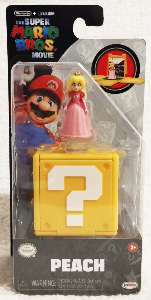 The Super Mario Bros Movie Mini Figures by Jakks Pacific - Wave 1 - Peach boxed