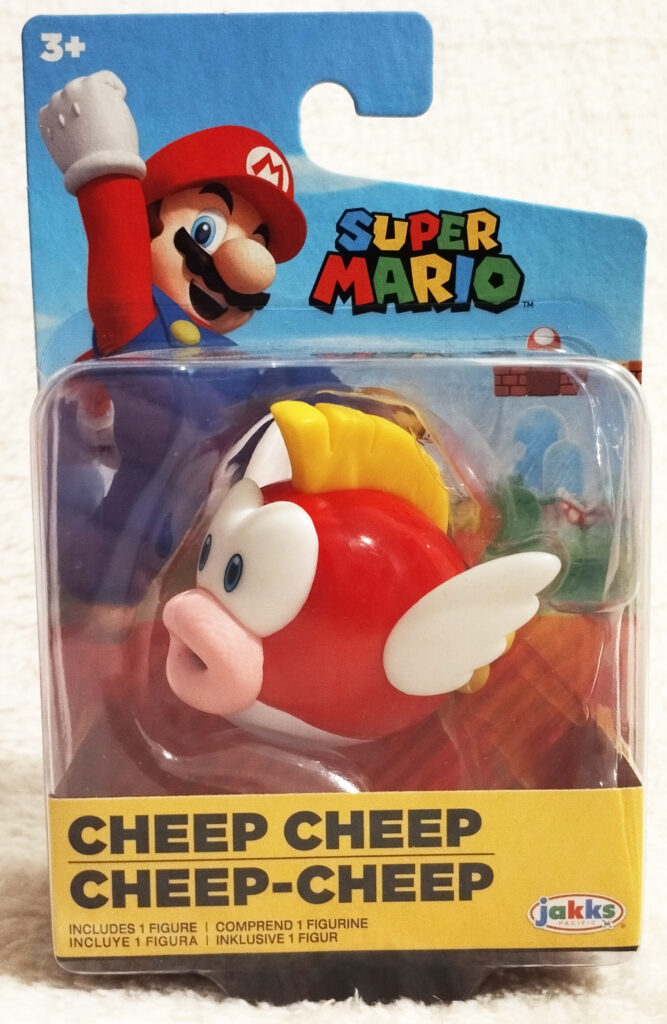 Super Mario 2.5" Figures by Jakks Pacific - Cheep Cheep (Wave 36) boxed