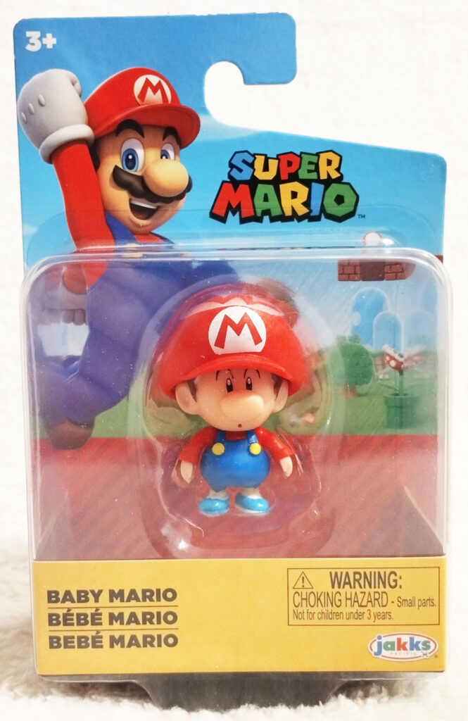 Super Mario 2.5" Figures by Jakks Pacific - Baby Mario (Wave 38) boxed