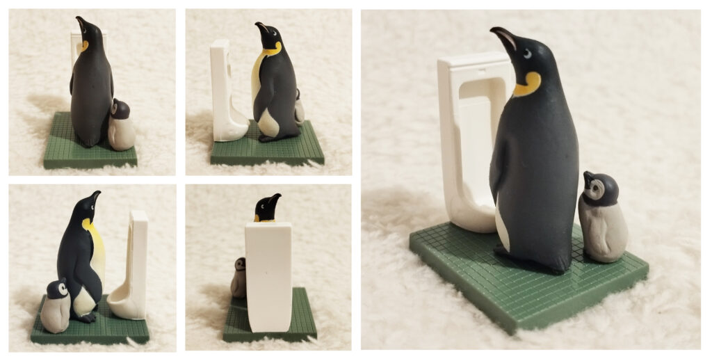 Sato Kunio's Animal ~ Bathroom in groups 2 by Kaiyodo - Penguin