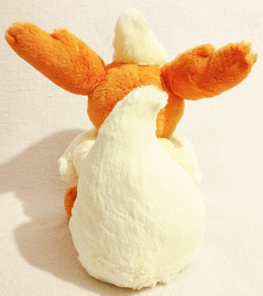 Pokémon Comfy Friends plush by Pokémon Center - Wave 7 - Flareon (back)