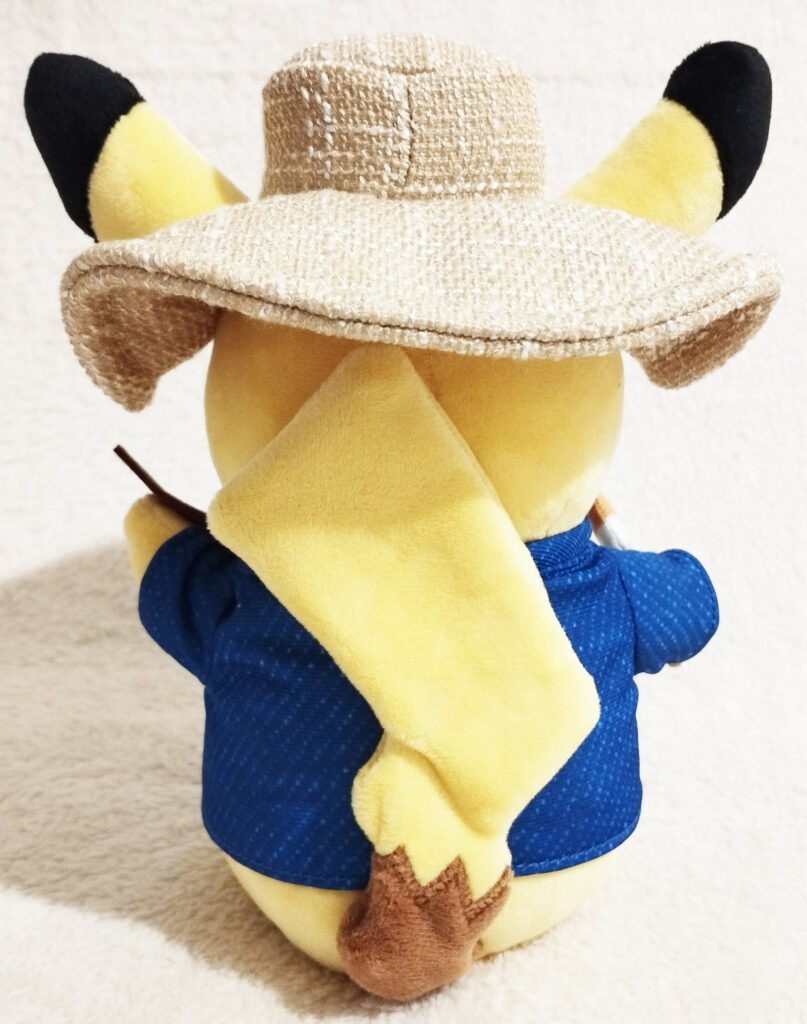 Pokémon Center X Van Gogh Museum - Pikachu Van Gogh plush (back)