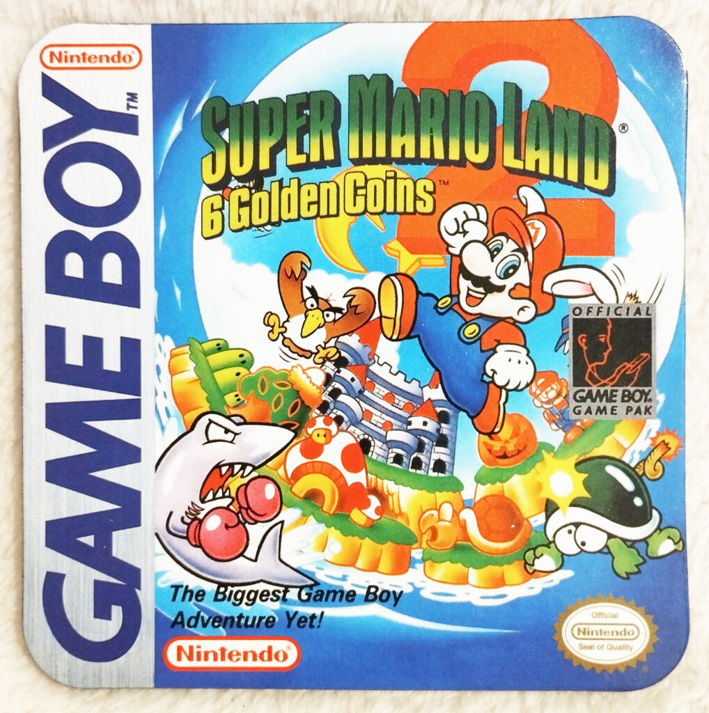 Gameboy Classic Coaster Collection by Pyramid - Super Mario Land 2 - 6 Golden Coins