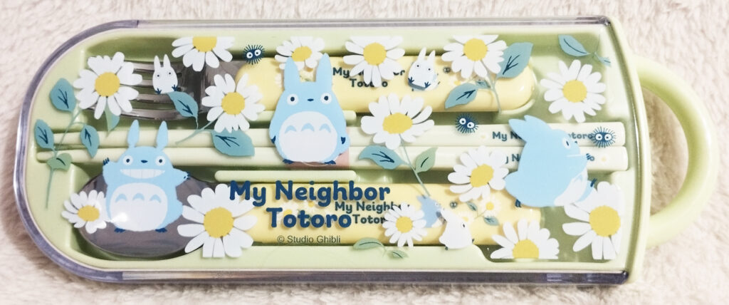 Ghibli My Neighbor Totoro Utensils Set by Skater - Daisies variant