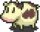 Cow sprite from Harvest Moon (SNES)