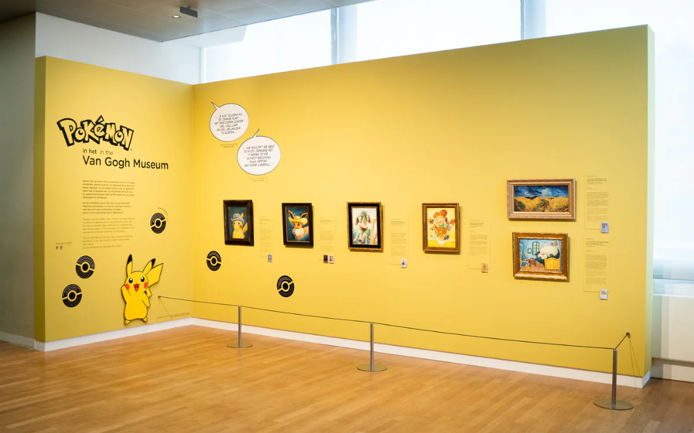 The Pokémon exhibition at the Van Gogh Museum