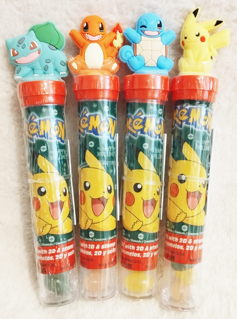 Pokémon Candy Tube with Stamp by Rose Marketing UK