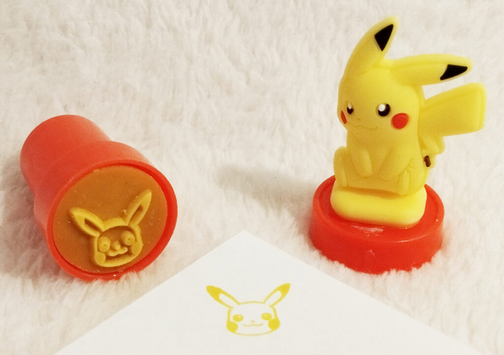 Pokémon Candy Tube with Stamp by Rose Marketing UK - Pikachu